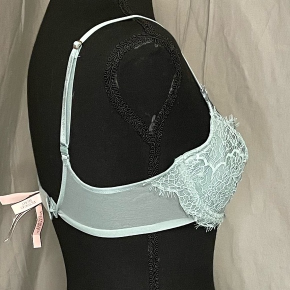 NWT Victoria's Secret Lace Bralette in Light Blue - Picture 2 of 11